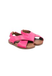 Pèpè open toe leather sandals - Pink