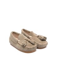 Pèpè Dario suede tasseled moccasins - Neutrals