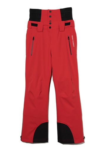 Perfect Moment Kids high-waisted ski trousers - Red