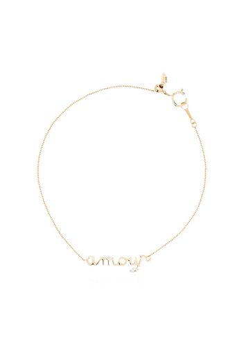 Persée 18kt yellow gold diamond Amour bracelet