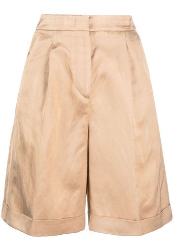 Peserico high-waisted tailored shorts - Neutrals