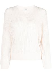 Peserico open-knit cropped jumper - Neutrals