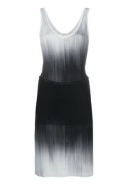 Peter Do faded-effect detachable-panel dress - Grey