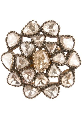 Petralux vintage style flower ring - Metallic