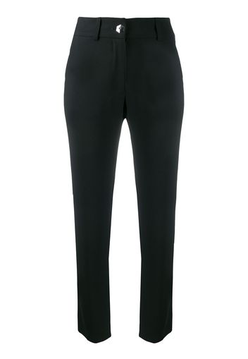 Philipp Plein crystal cropped trousers - Black