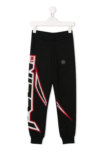 Philipp Plein Space Plein jogging trousers - Black