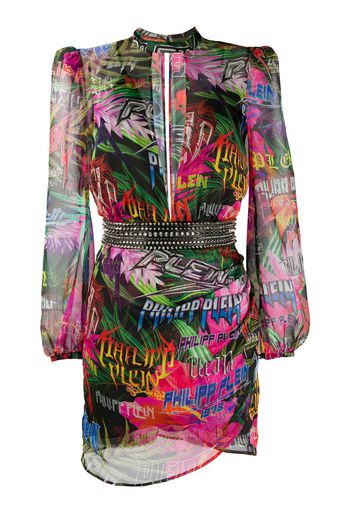 Jungle Rock long-sleeve dress