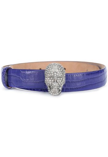 skull crystal belt