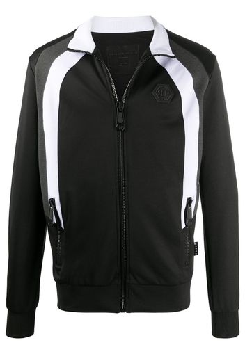 skull logo track jacket