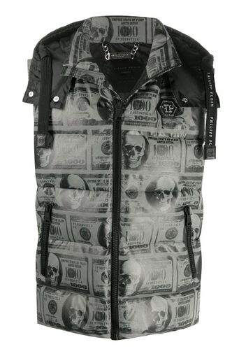 SKull Dollar feather down vest