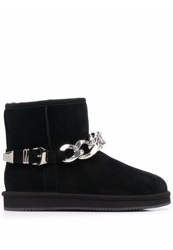 Philipp Plein chain-link ankle boots - Black