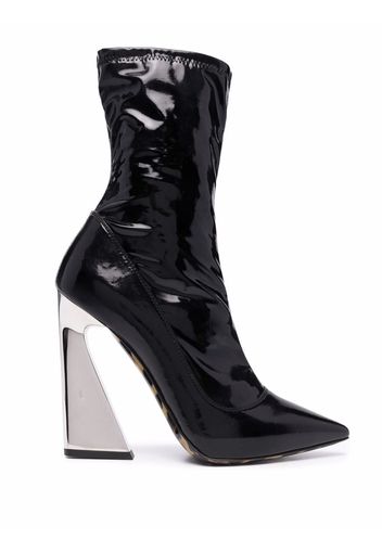 Philipp Plein Naplak pointed boots - Black