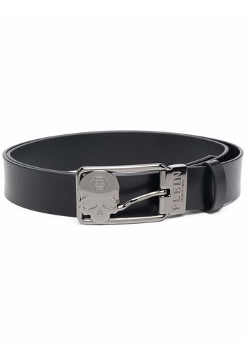 Philipp Plein buckle-fastening leather belt - Black