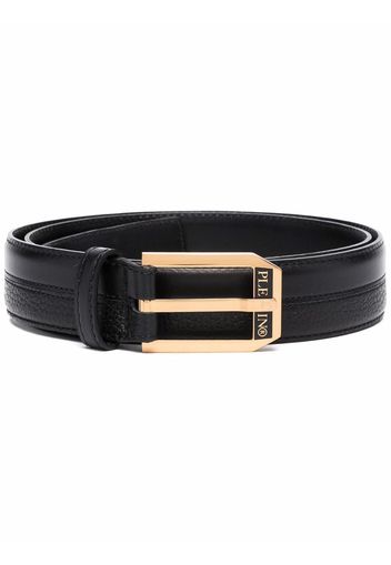 Philipp Plein buckled leather belt - Black