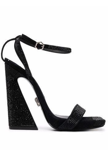 Philipp Plein strass-embellished sandals - Black