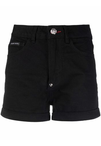 Philipp Plein slim-cut hot shorts - Black