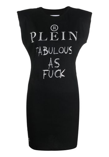 Philipp Plein crystal-embellished logo cotton T-shirt - Black