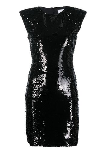 Philipp Plein sequin-embellished sleeveless dress - Black