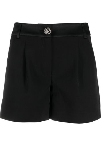 Philipp Plein decorative-button detail shorts - Black