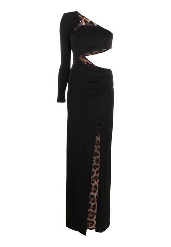 Philipp Plein cut-out long dress - Black