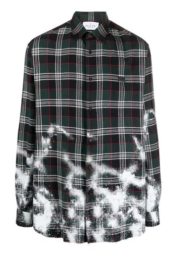 Philipp Plein Dandy tartan-check shirt - Green