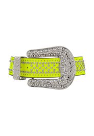 Philipp Plein oversized buckle belt - Yellow