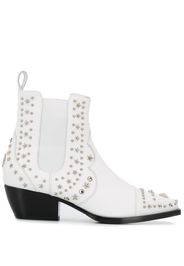 Philipp Plein low cowboy boots - White