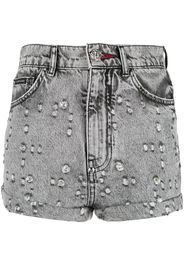 studded denim shorts