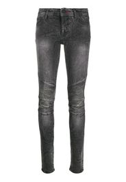 acid wash skinny jeggings