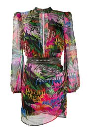 Jungle Rock long-sleeve dress