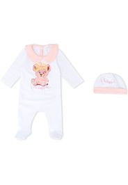 logo-print babygrow set