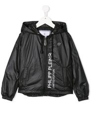 logo hooded jacket