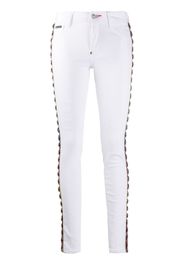 crystal-embellished skinny jeans