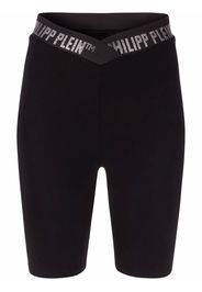 Philipp Plein Stones super high waist shorts - Black