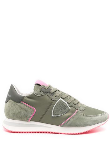 Philippe Model Paris Tropez suede-panelled trainers - Green