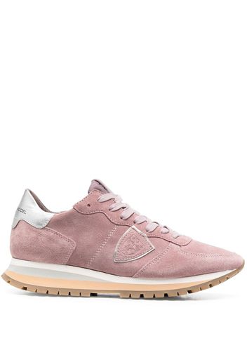 Philippe Model Paris TRPX lace-up suede sneakers - Pink