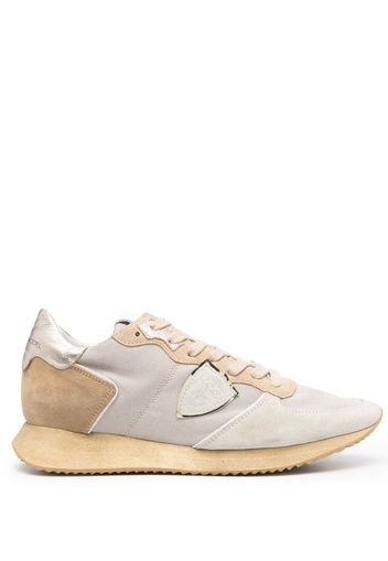 Philippe Model Paris suede low-top sneakers - Neutrals