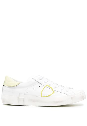 Philippe Model Paris PRSX leather low-top sneakers - White