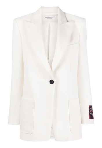 Philosophy Di Lorenzo Serafini single-breasted tailored blazer - White