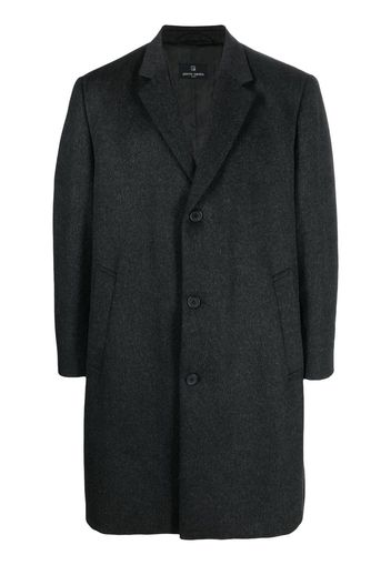 Pierre Cardin Pre-Owned 1990s knee-length wool coat - Grey