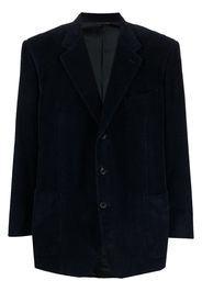 Pierre Cardin Pre-Owned 1980s notch lapels velvet blazer - Blue