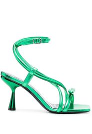 Pierre Hardy 60mm crossover-strap sandals - Green