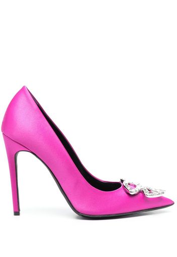 PINKO crystal-embellished 110mm pumps