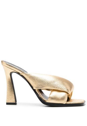 PINKO 110mm sculpted-heel sandals - Gold