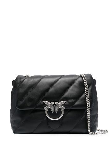 PINKO Love Big Puff leather shoulder bag - Black