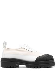 Plan C canvas lace-up shoes - Neutrals