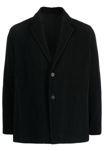 Homme Plissé Issey Miyake plissé single-breasted blazer - Black