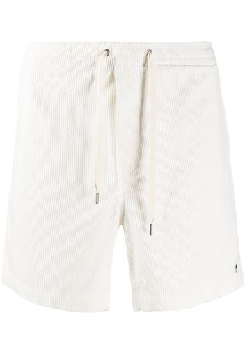 corduroy straight-leg shorts