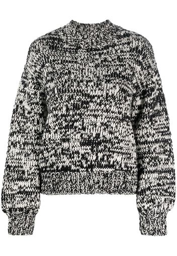 Polo Ralph Lauren crew neck marl-knit jumper - Black