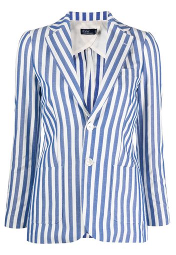 Polo Ralph Lauren striped single-breasted blazer - Blue